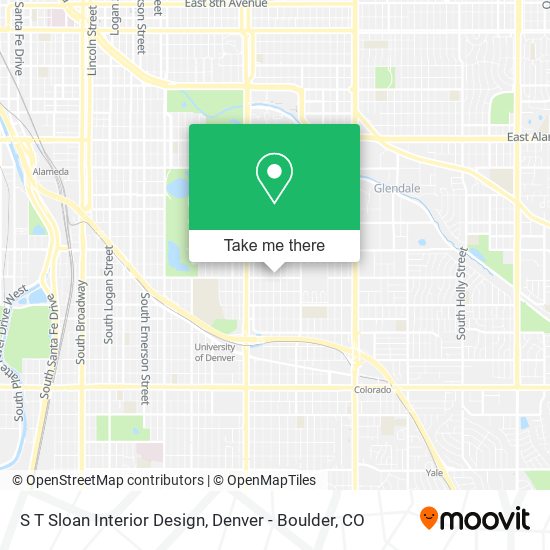 S T Sloan Interior Design map