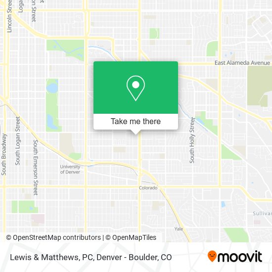Mapa de Lewis & Matthews, PC