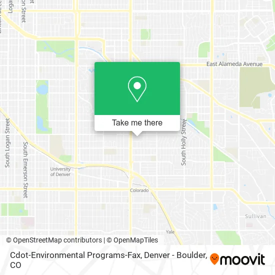 Cdot-Environmental Programs-Fax map