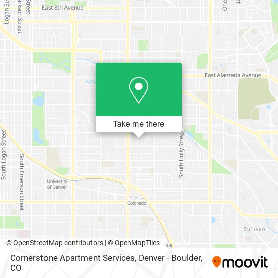 Cornerstone Apartment Services map