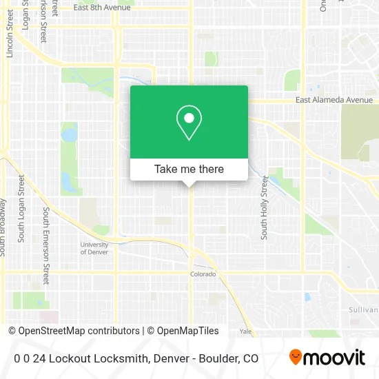 0 0 24 Lockout Locksmith map