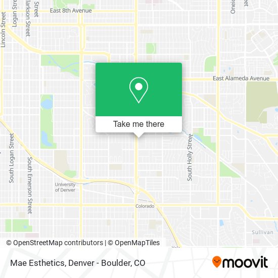 Mae Esthetics map