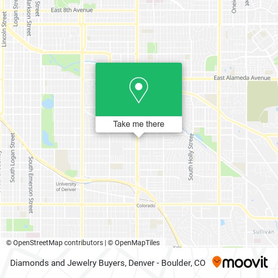 Diamonds and Jewelry Buyers map