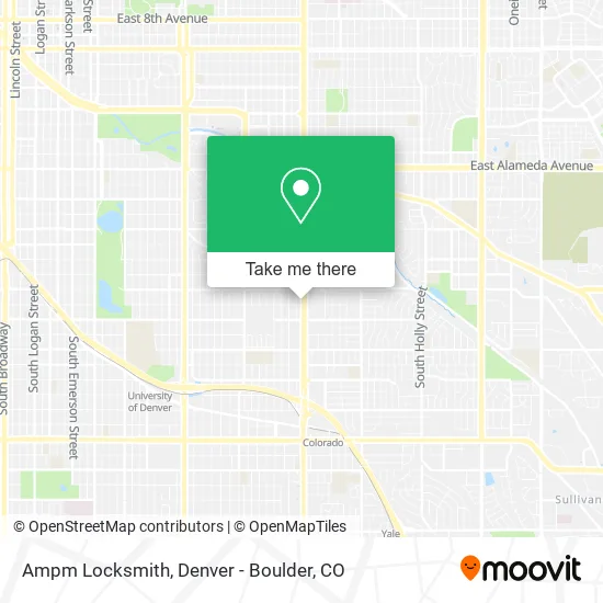 Ampm Locksmith map