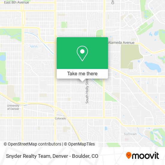 Snyder Realty Team map