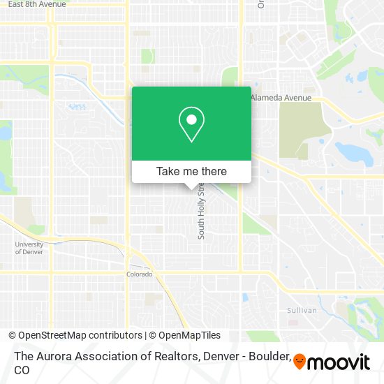 Mapa de The Aurora Association of Realtors