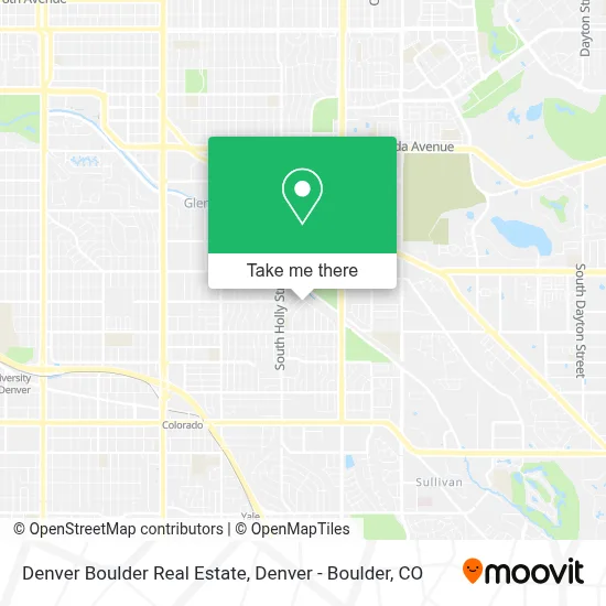 Denver Boulder Real Estate map
