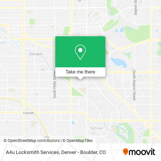 A4u Locksmith Services map