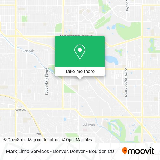 Mark Limo Services - Denver map