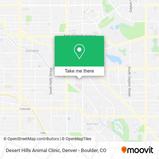 Desert Hills Animal Clinic map