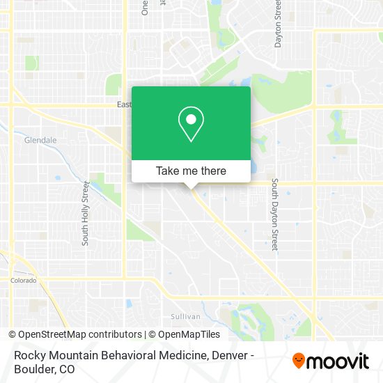 Mapa de Rocky Mountain Behavioral Medicine