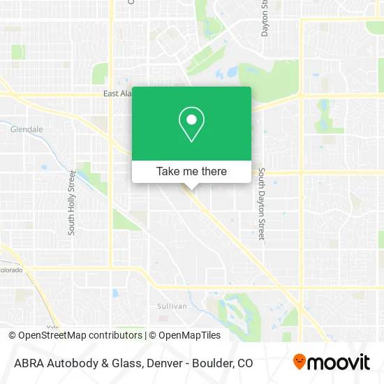 Mapa de ABRA Autobody & Glass