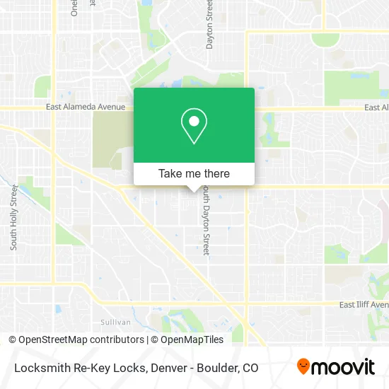 Locksmith Re-Key Locks map