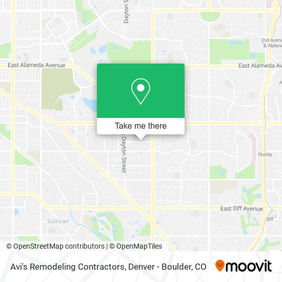 Avi's Remodeling Contractors map