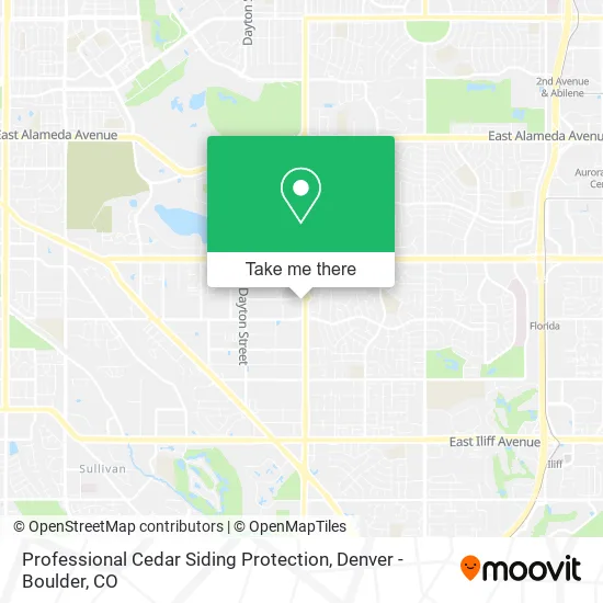 Mapa de Professional Cedar Siding Protection