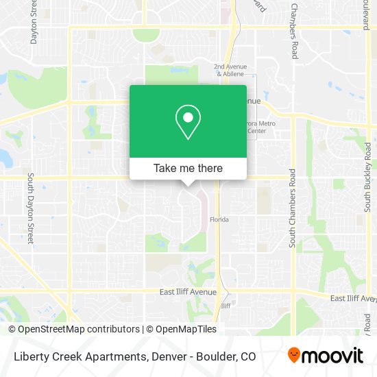 Liberty Creek Apartments map