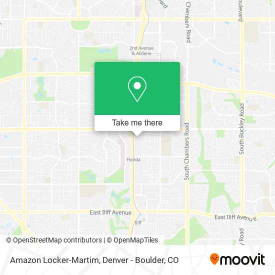 Mapa de Amazon Locker-Martim