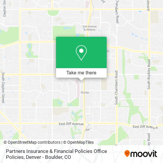 Partners Insurance & Financial Policies Office Policies map