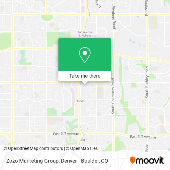 Mapa de Zozo Marketing Group
