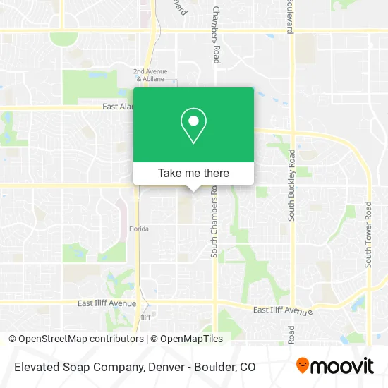 Mapa de Elevated Soap Company