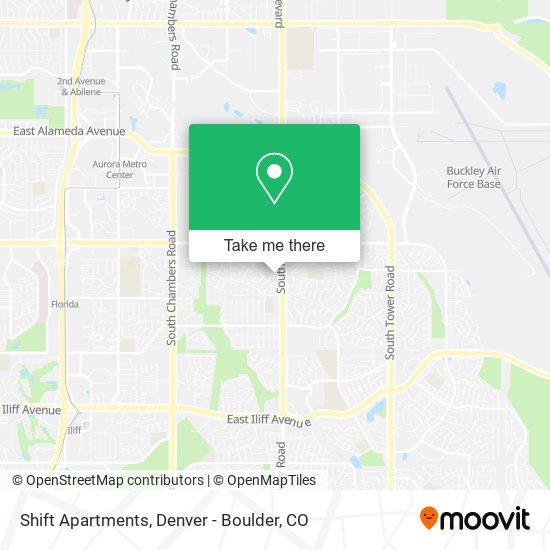 Shift Apartments map
