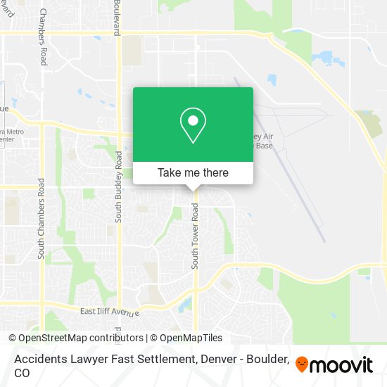 Accidents Lawyer Fast Settlement map