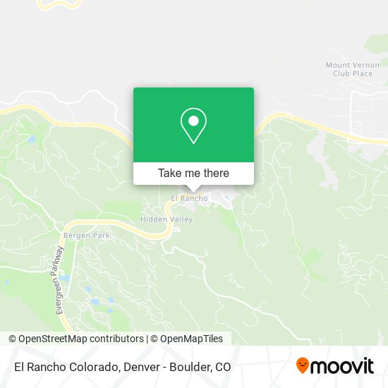 El Rancho Colorado map