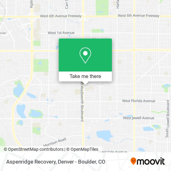 Aspenridge Recovery map
