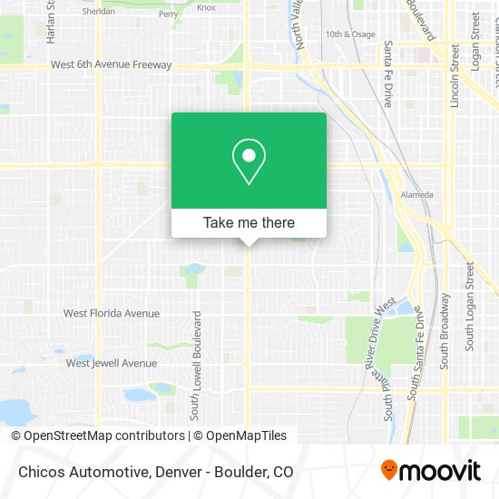 Chicos Automotive map