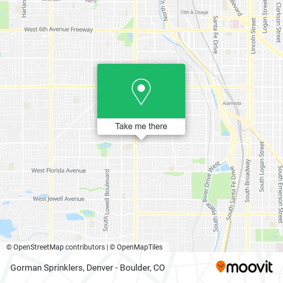 Mapa de Gorman Sprinklers