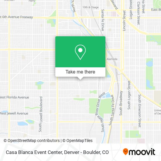 Casa Blanca Event Center map