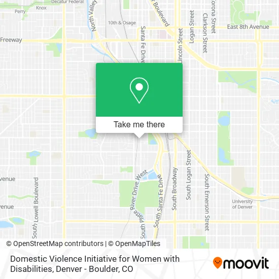 Domestic Violence Initiative for Women with Disabilities map