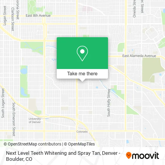 Mapa de Next Level Teeth Whitening and Spray Tan