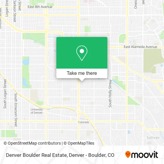 Denver Boulder Real Estate map
