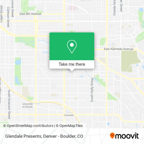 Glendale Presents map