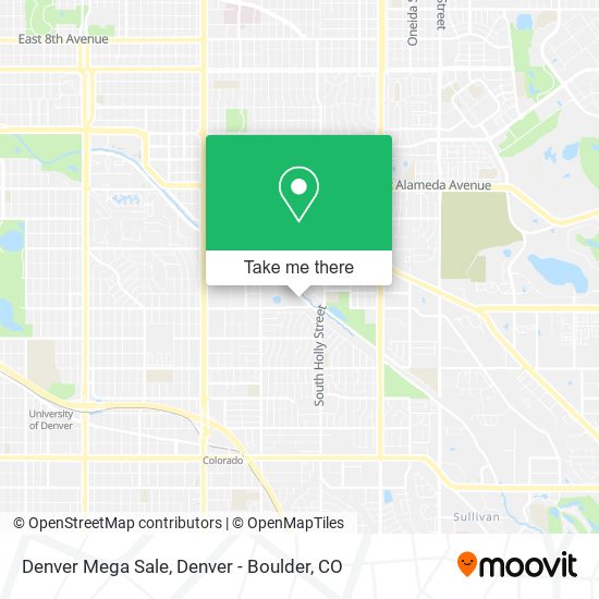 Mapa de Denver Mega Sale