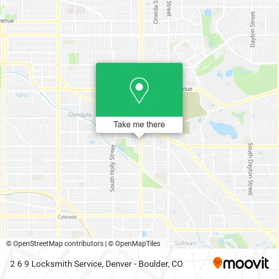 2 6 9 Locksmith Service map