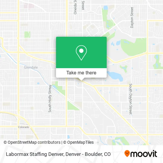 Labormax Staffing Denver map