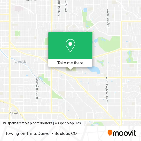 Towing on Time map