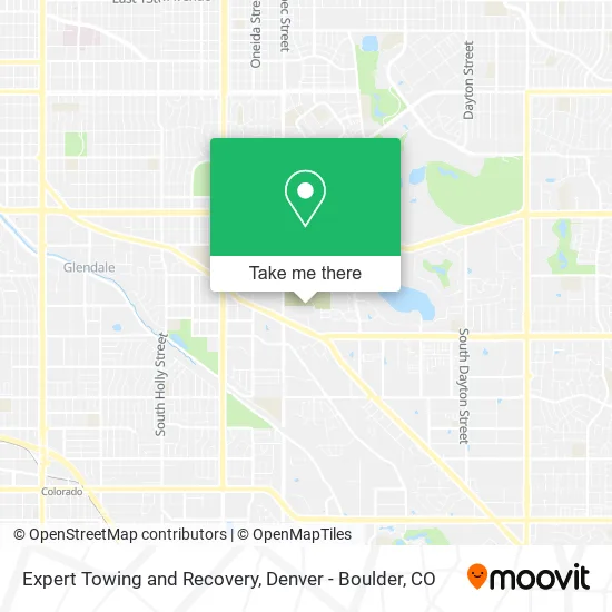 Expert Towing and Recovery map