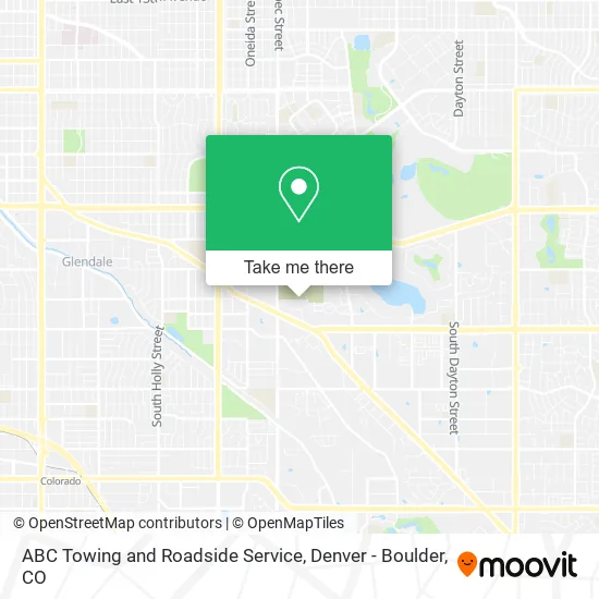 ABC Towing and Roadside Service map