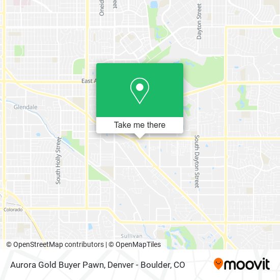Mapa de Aurora Gold Buyer Pawn