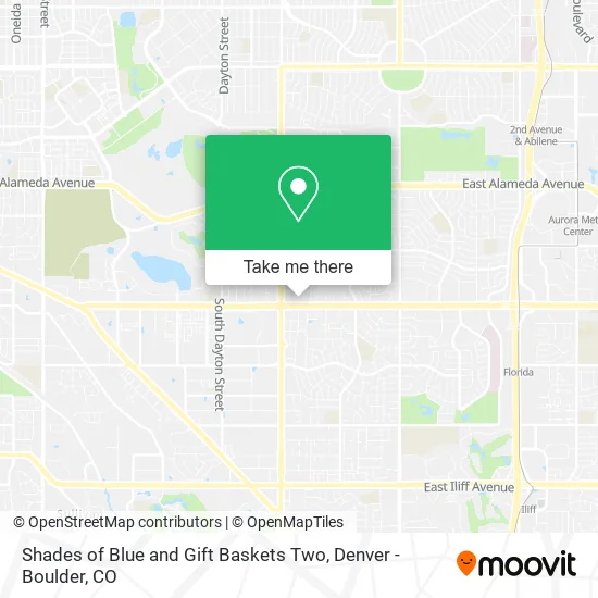 Shades of Blue and Gift Baskets Two map