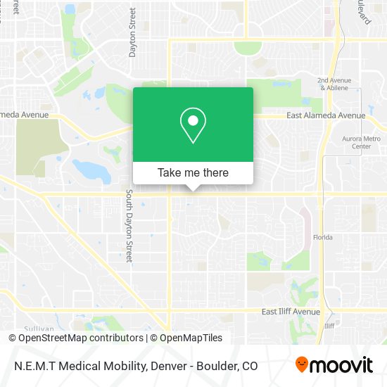 N.E.M.T Medical Mobility map