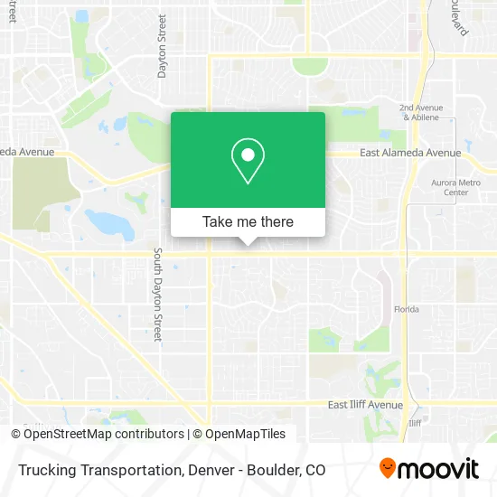 Trucking Transportation map
