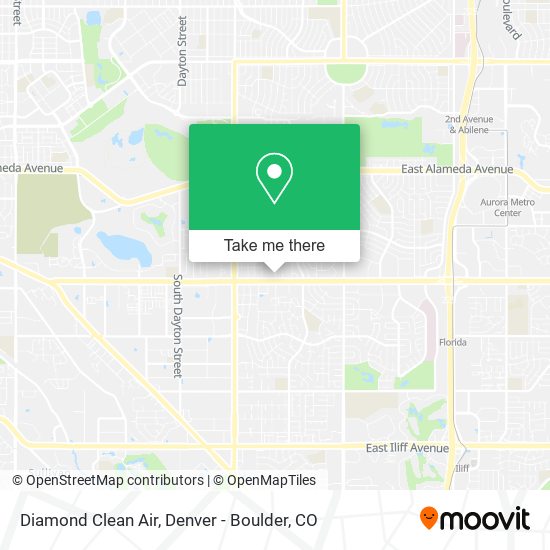 Diamond Clean Air map