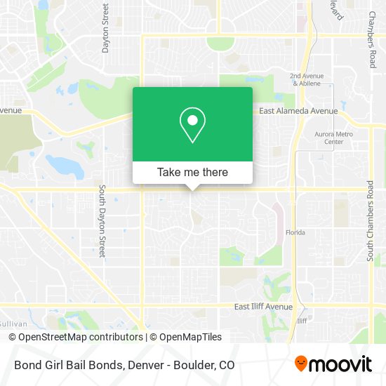 Bond Girl Bail Bonds map