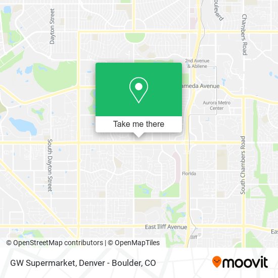 GW Supermarket map