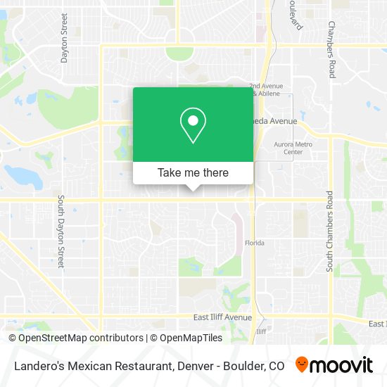 Mapa de Landero's Mexican Restaurant