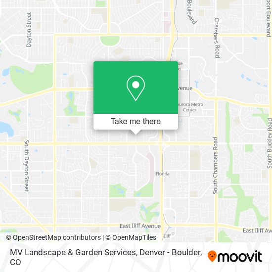 MV Landscape & Garden Services map